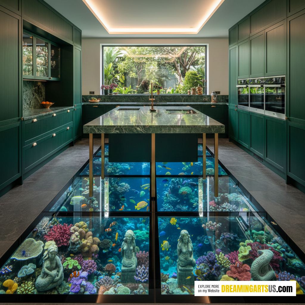 Aquarium Kitchen Flooring