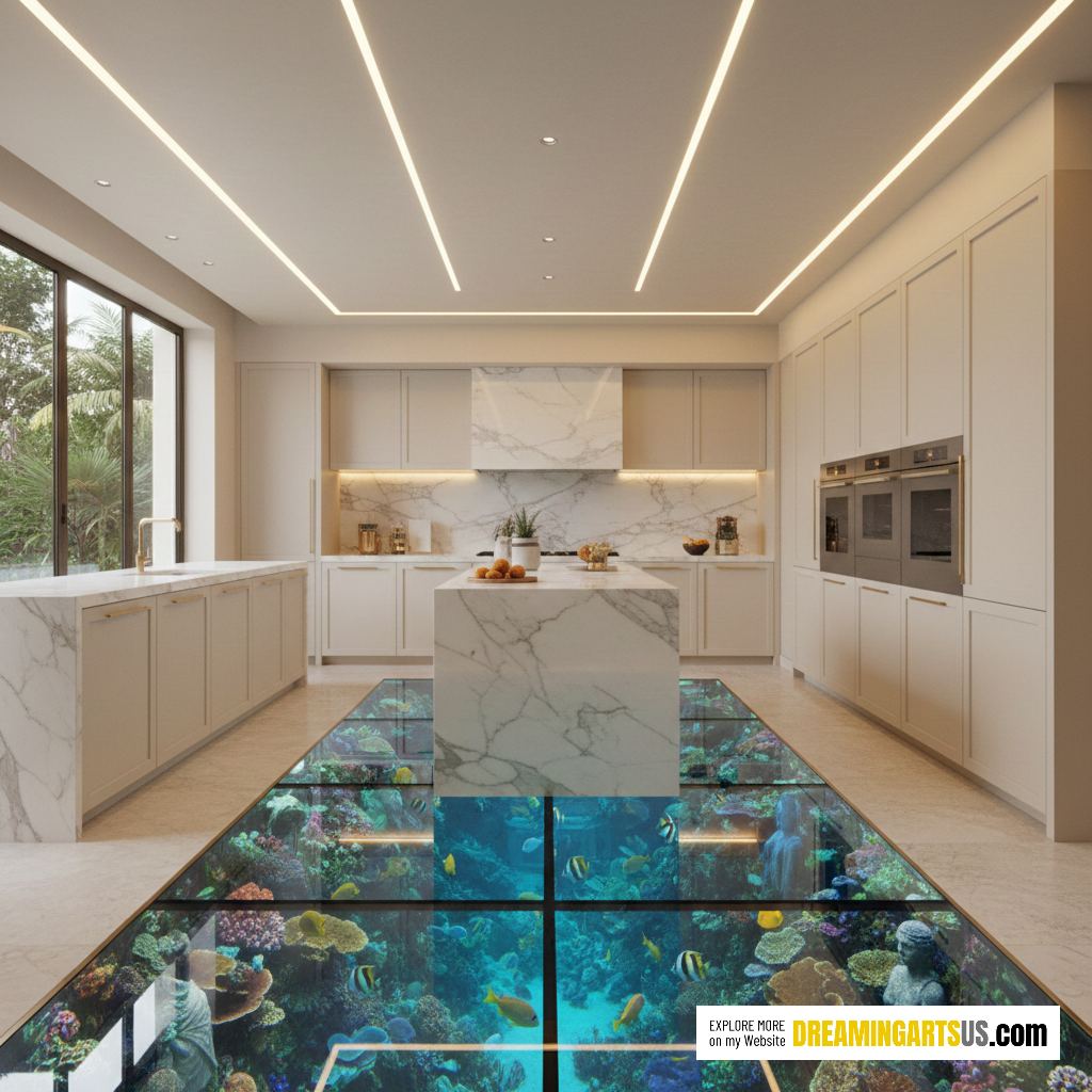 Aquarium Kitchen Floors