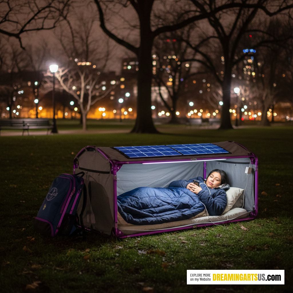 Homeless Backpack Bed