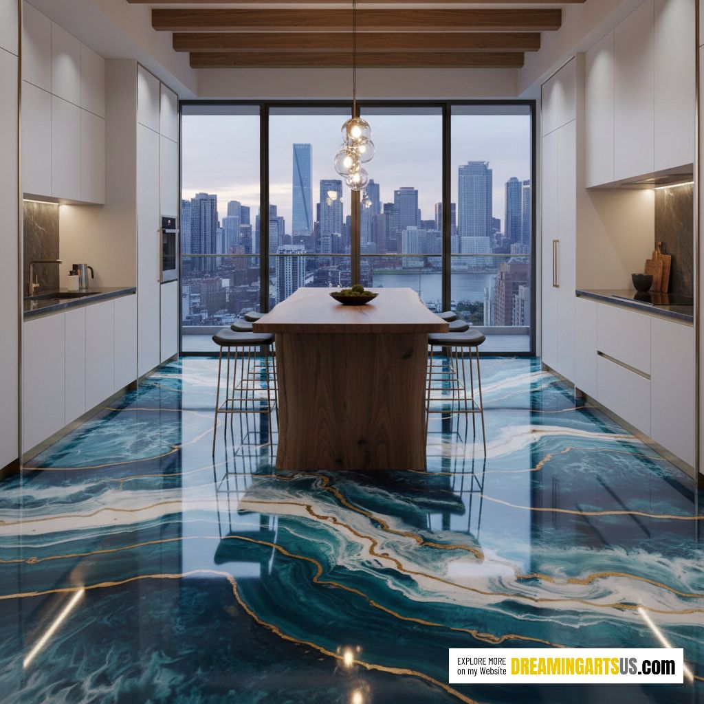 Epoxy Agate Floors