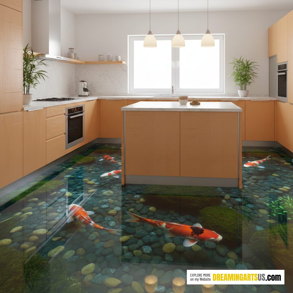 Koi Pond Aquarium Floors