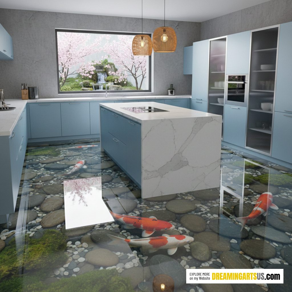 Koi Pond Aquarium Floors