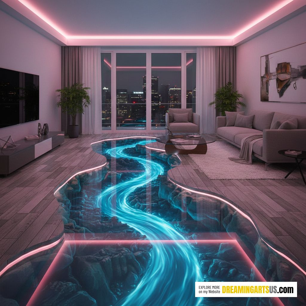 Stunning Cave River Flooring