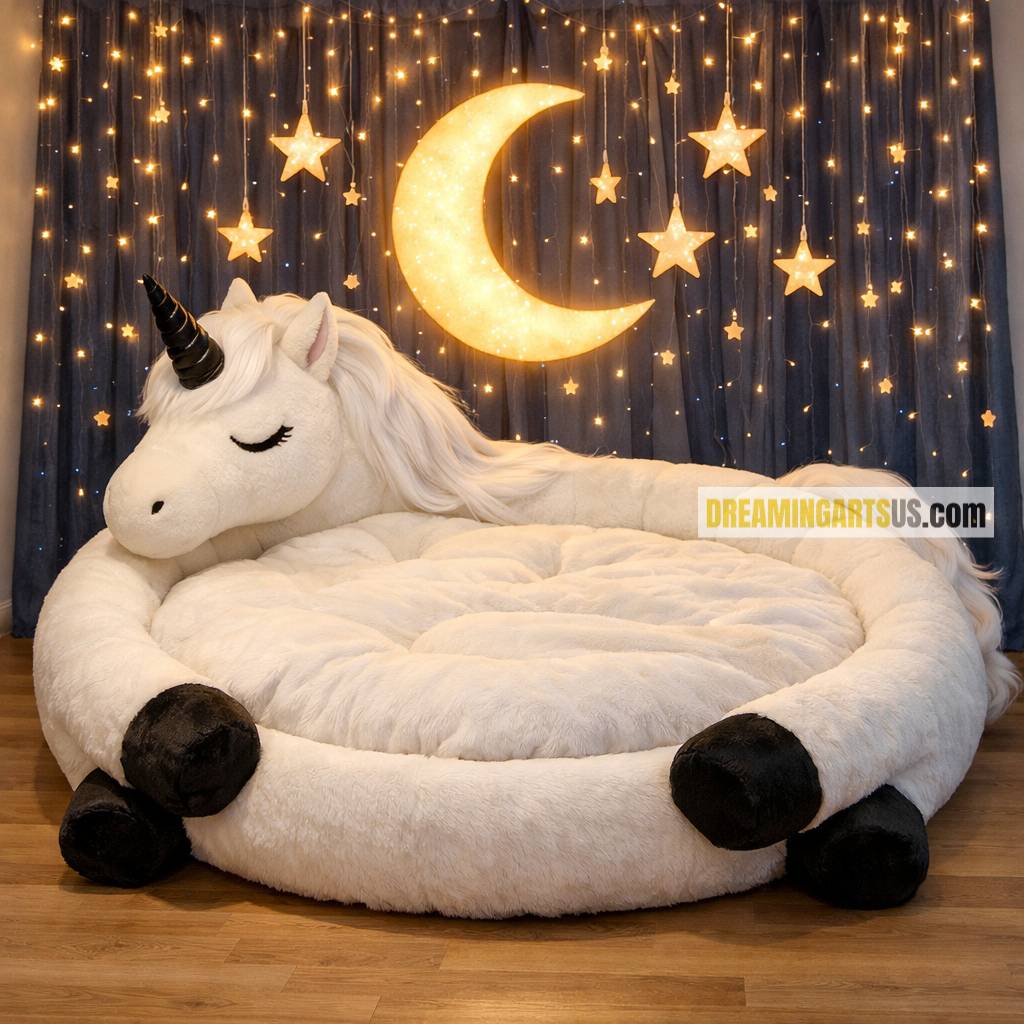 Unicorn Shaped Bed