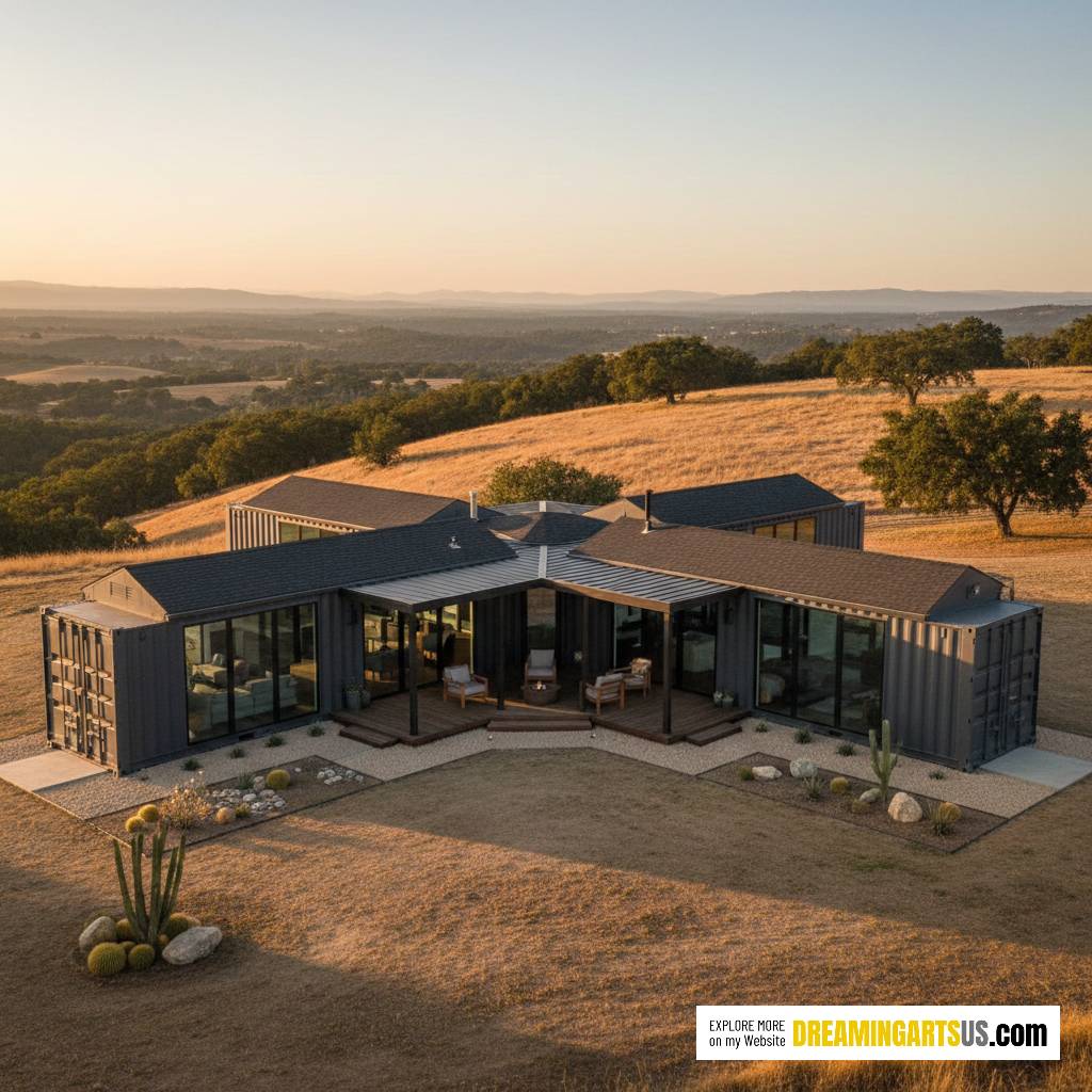 4 Giant Steel Containers