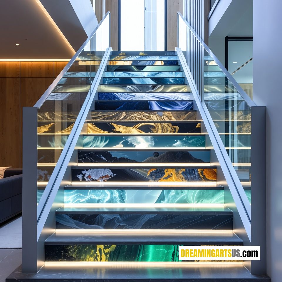 Integrated LED Staircase