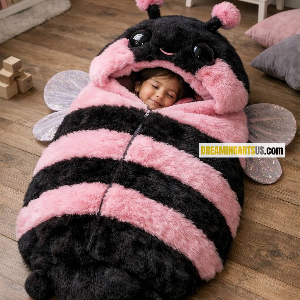 bee-shaped sleeping bag