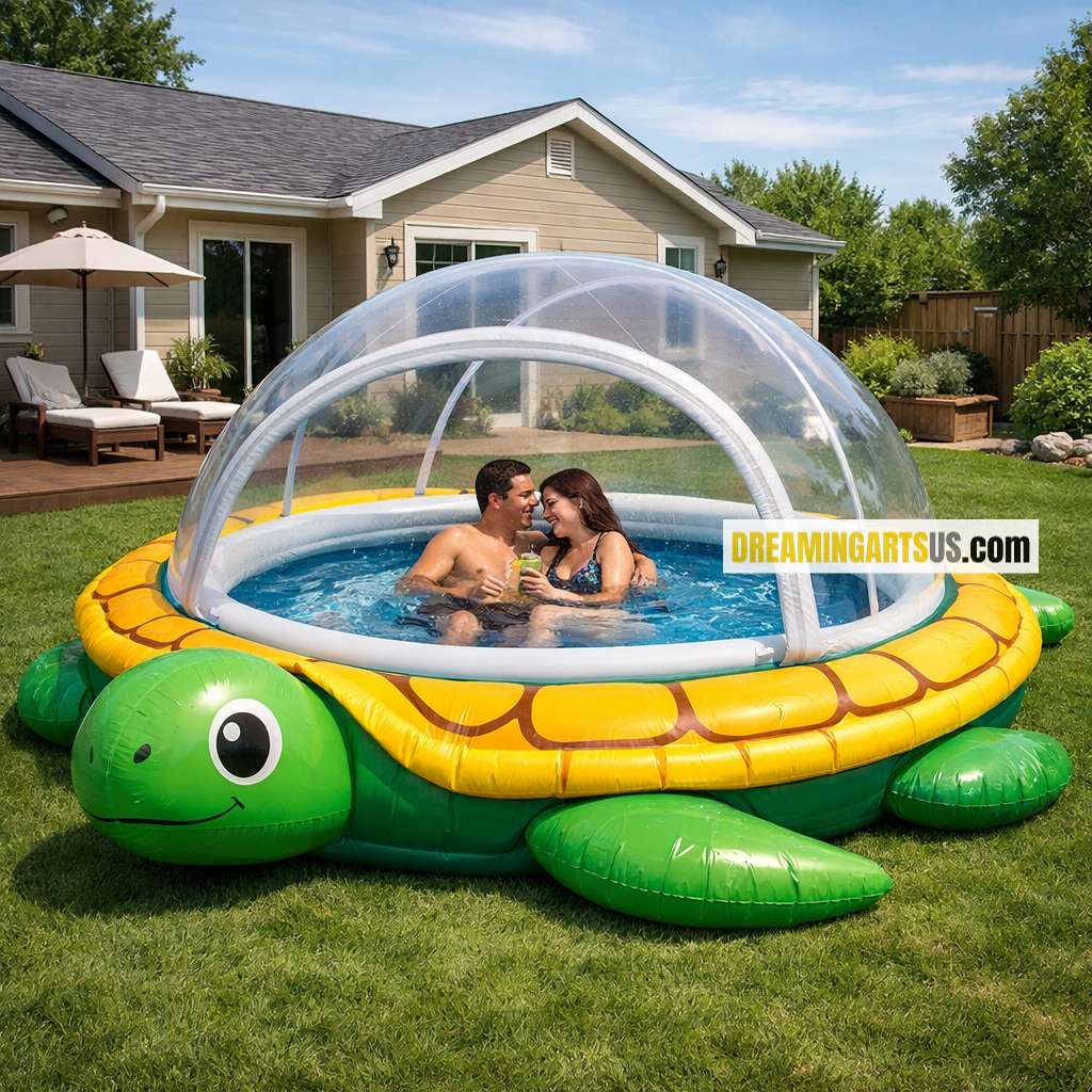 Giant Inflatable Turtle Pools