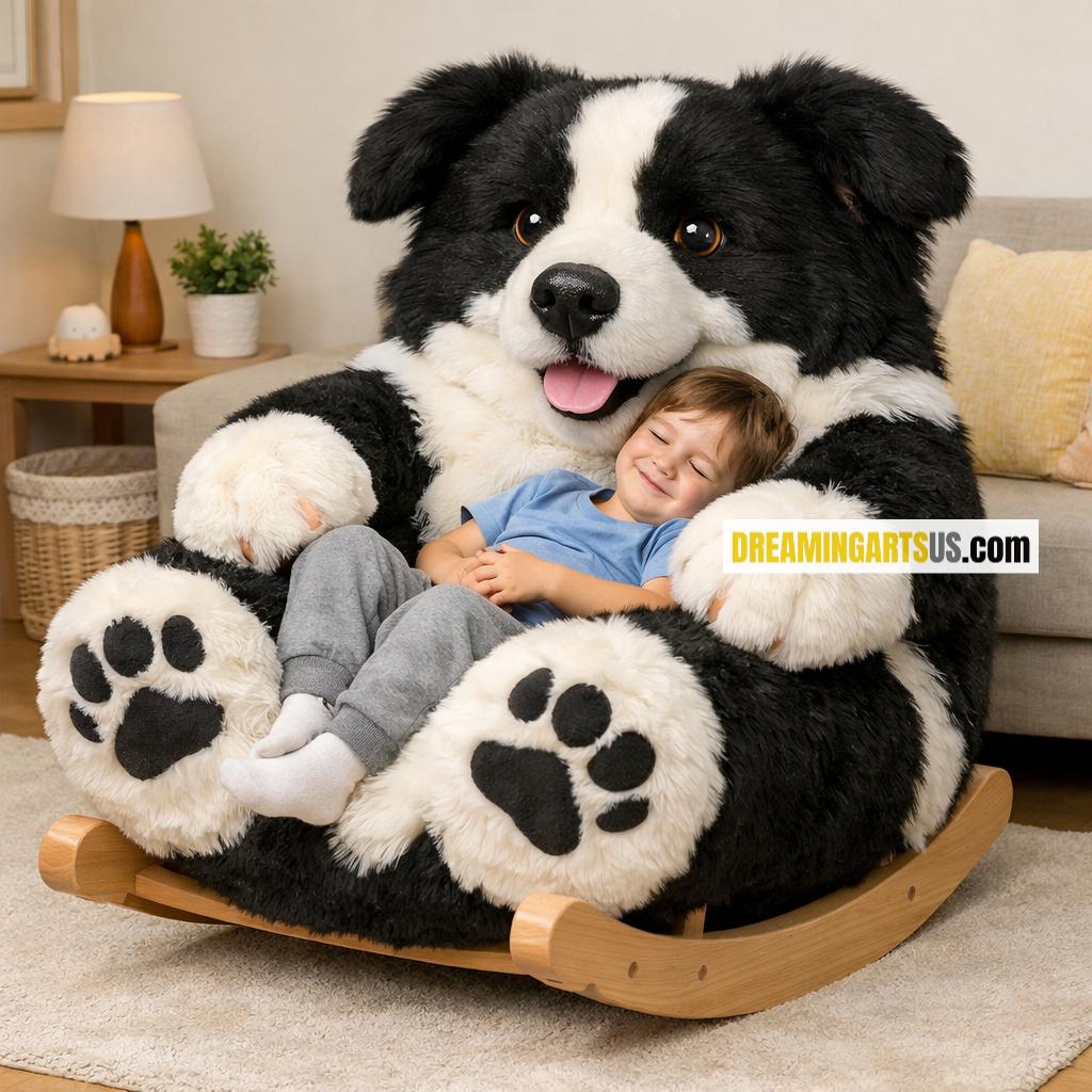 Dog-Shaped Rocking Chair