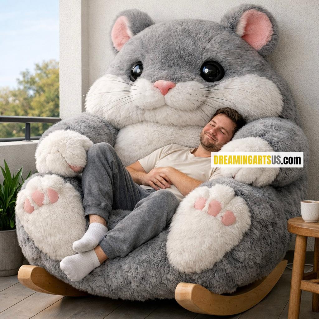 hamster-shaped rocking chairs