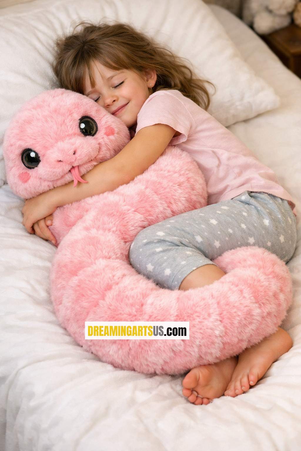 snake-shaped body pillow