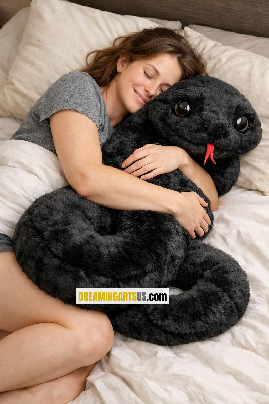 snake-shaped body pillow