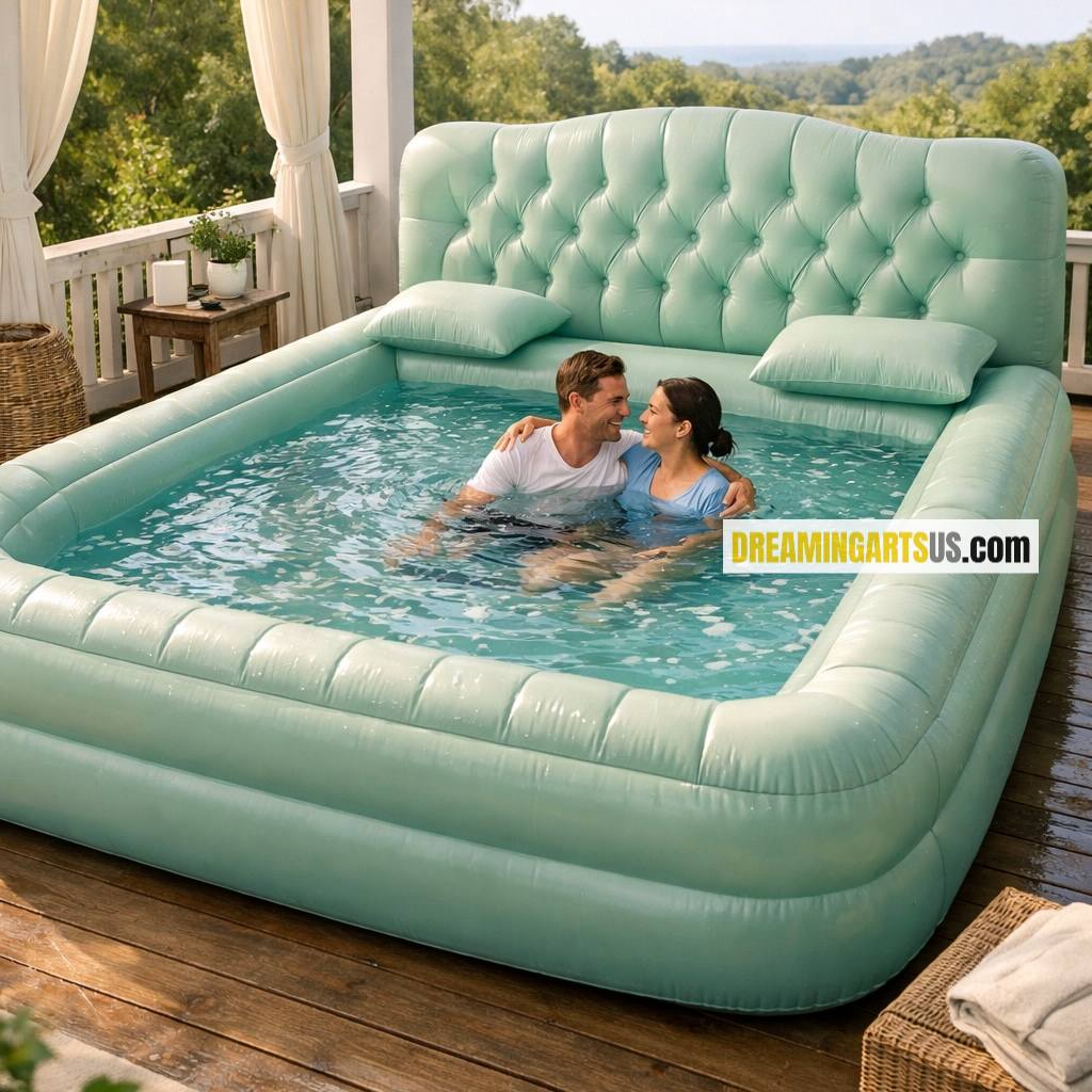 Inflatable Bed Pool
