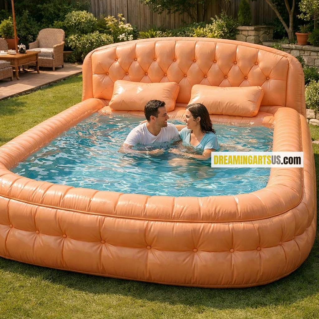 Inflatable Bed Pool