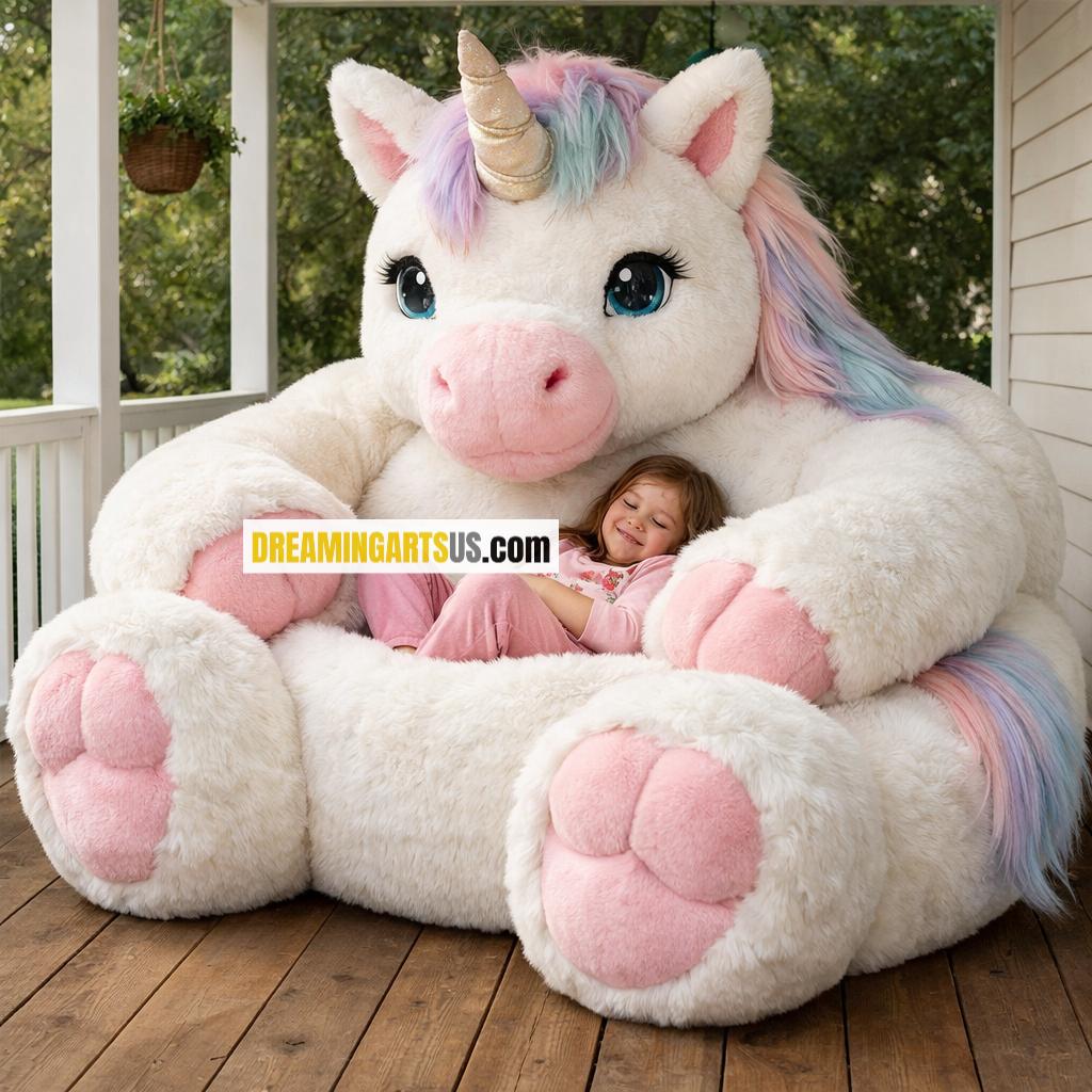 unicorn-shaped sofa