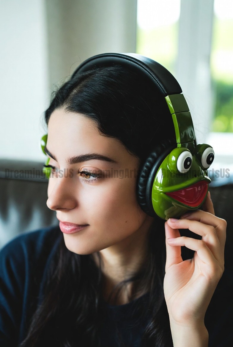 Frog Shaped Headphone