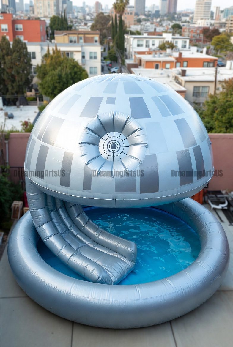 Giant Inflatable Death Star Pool