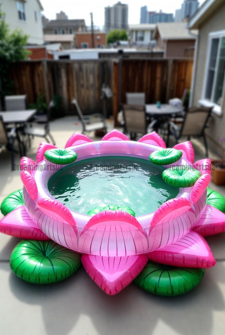 Giant Inflatable Lotus Pool
