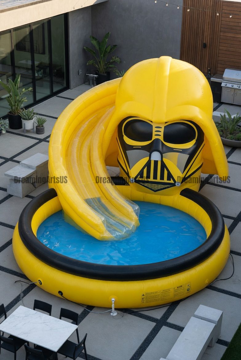 Inflatable Darth Vader Helmet Pool