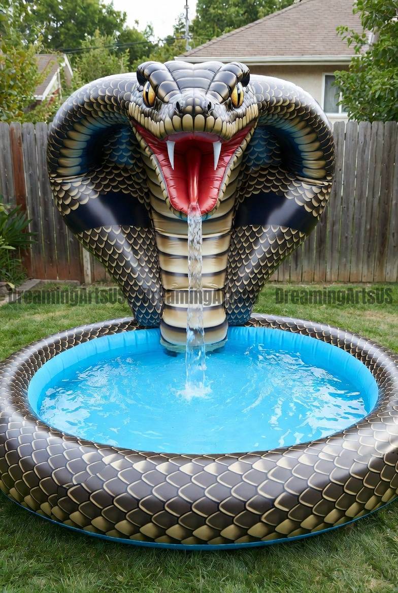 Inflatable Snake Pools