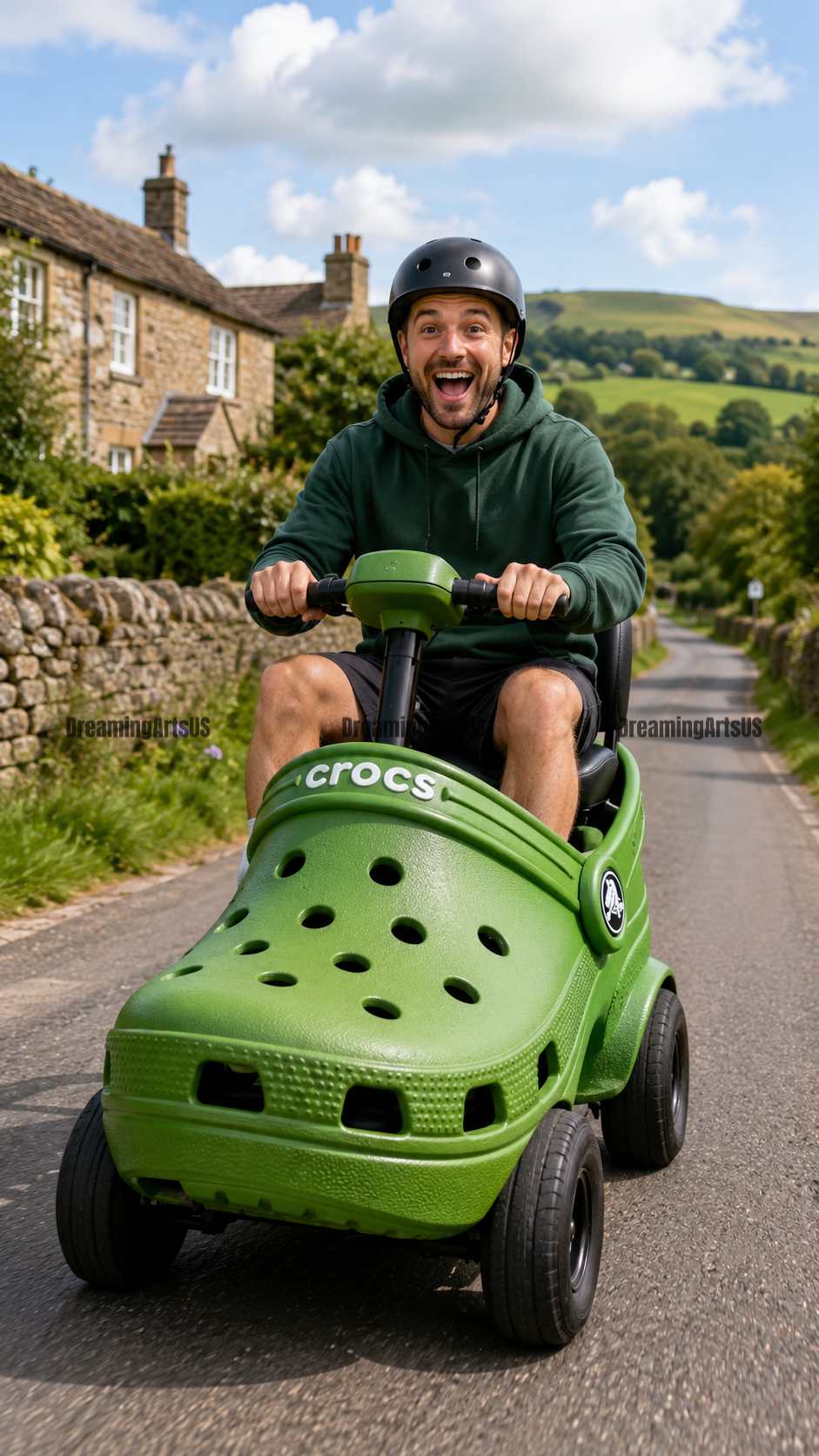 crocs-shaped scooters