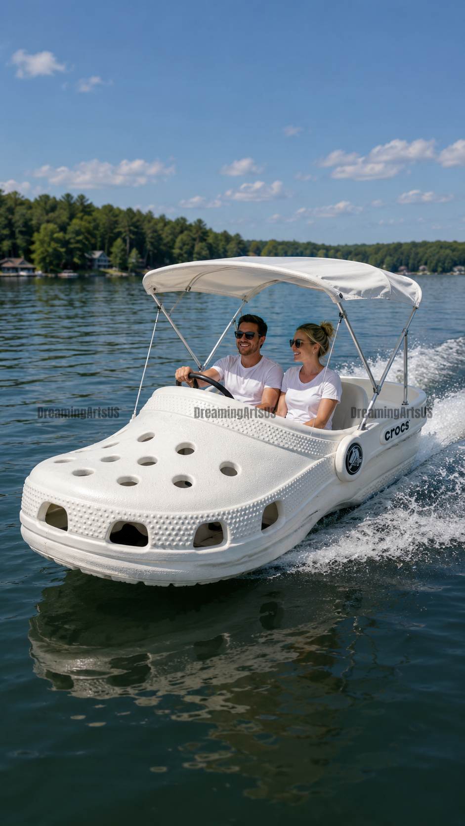 Crocs Shaped Boat