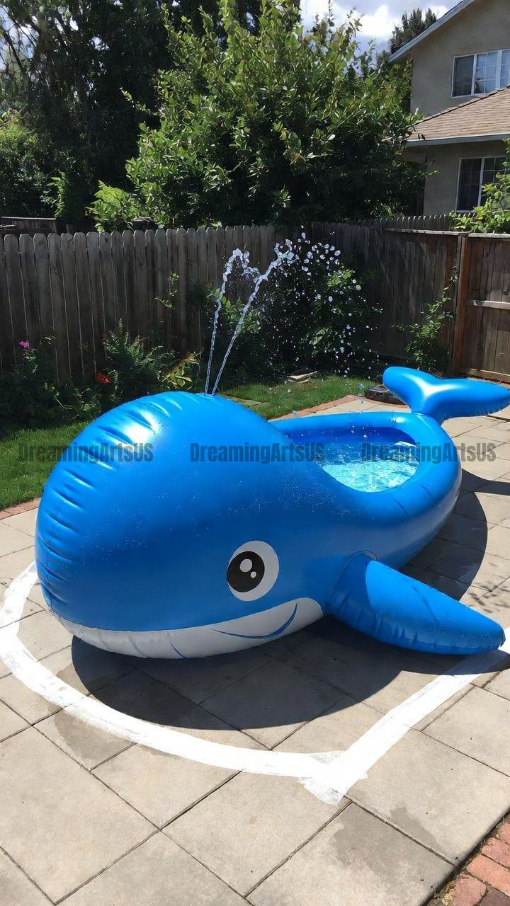 Giant Inflatable Whale Pools