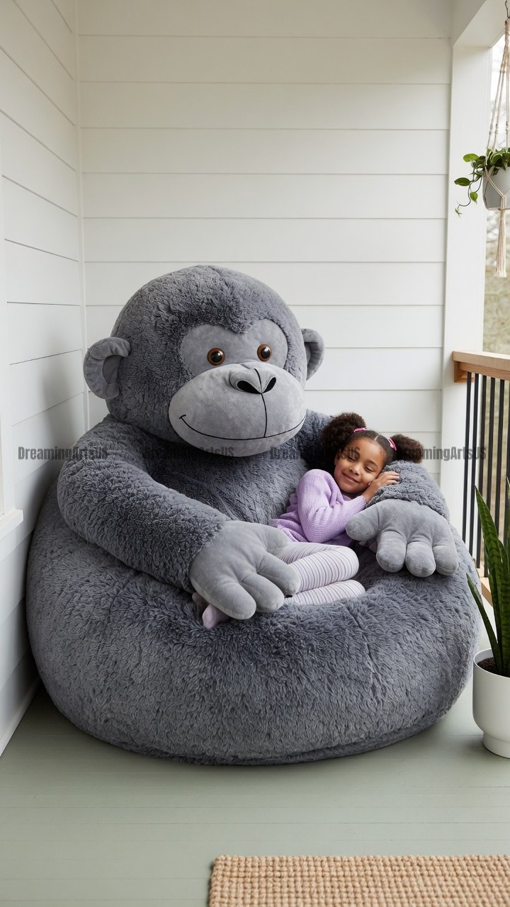 Hugging Monkey Bean Bag