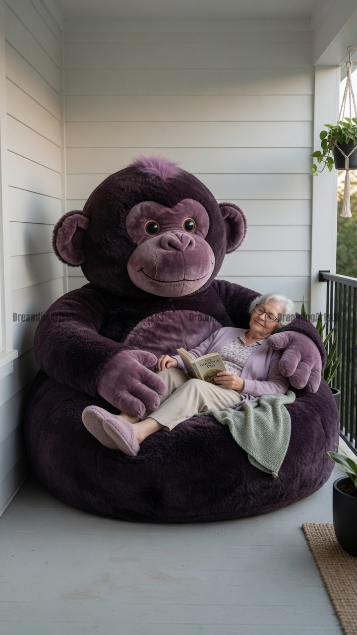 Hugging Monkey Bean Bag