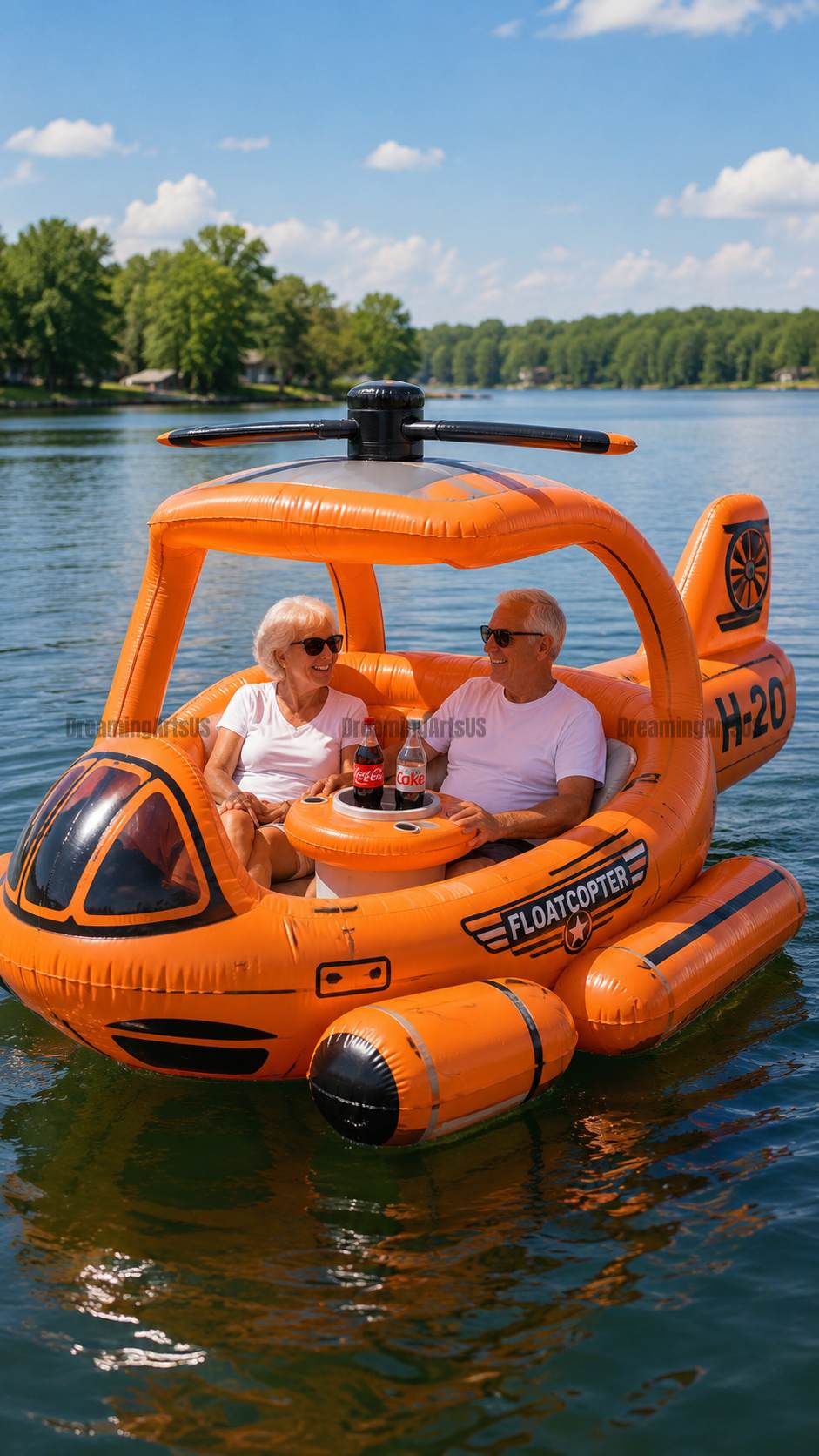 Inflatable Helicopter Lake Float