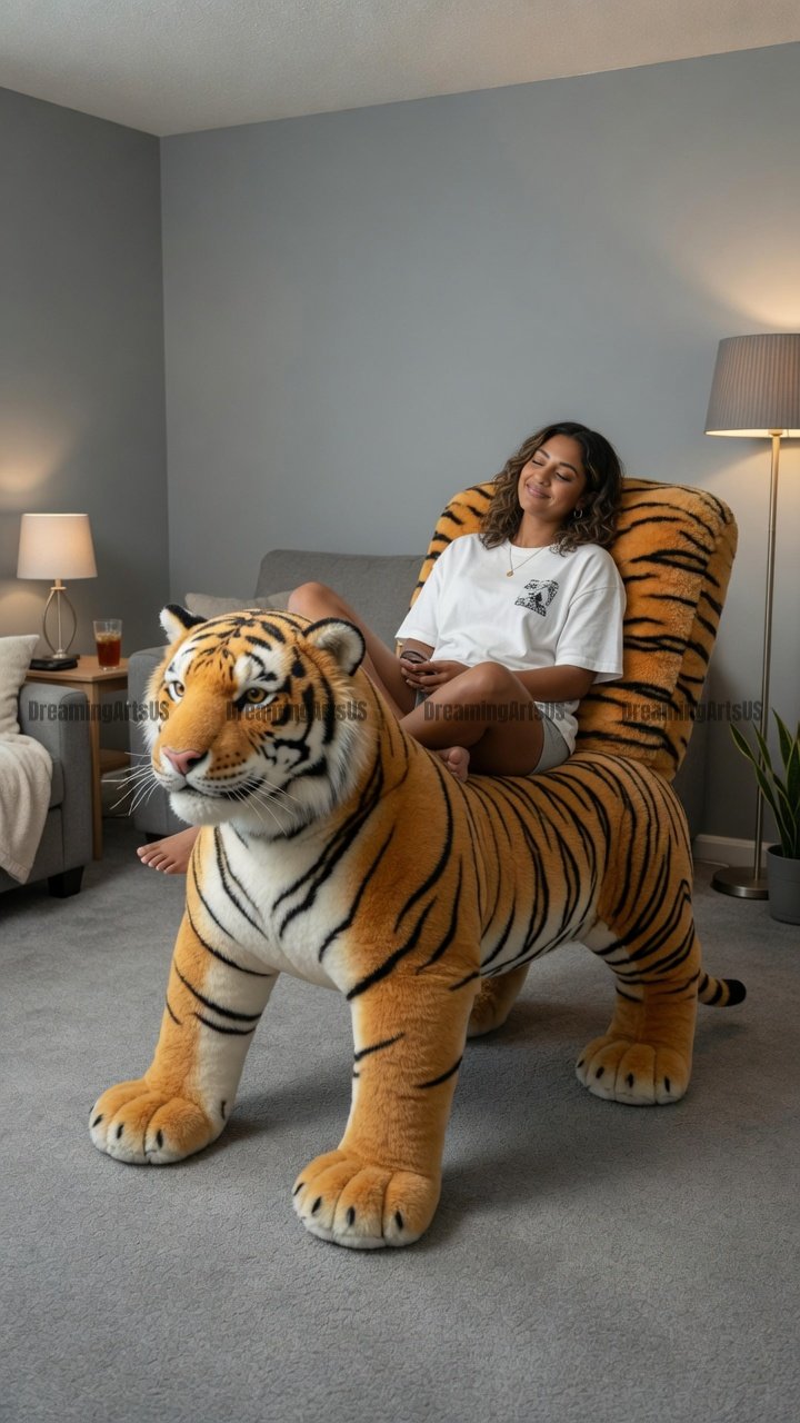 tiger-shaped recliner