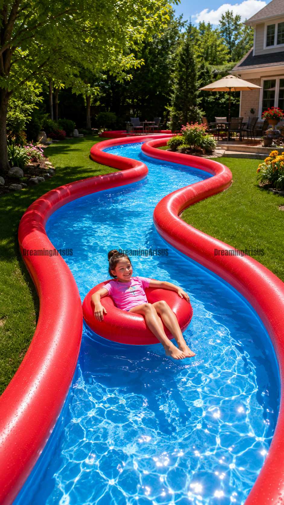 Giant Inflatable Lazy River Pool