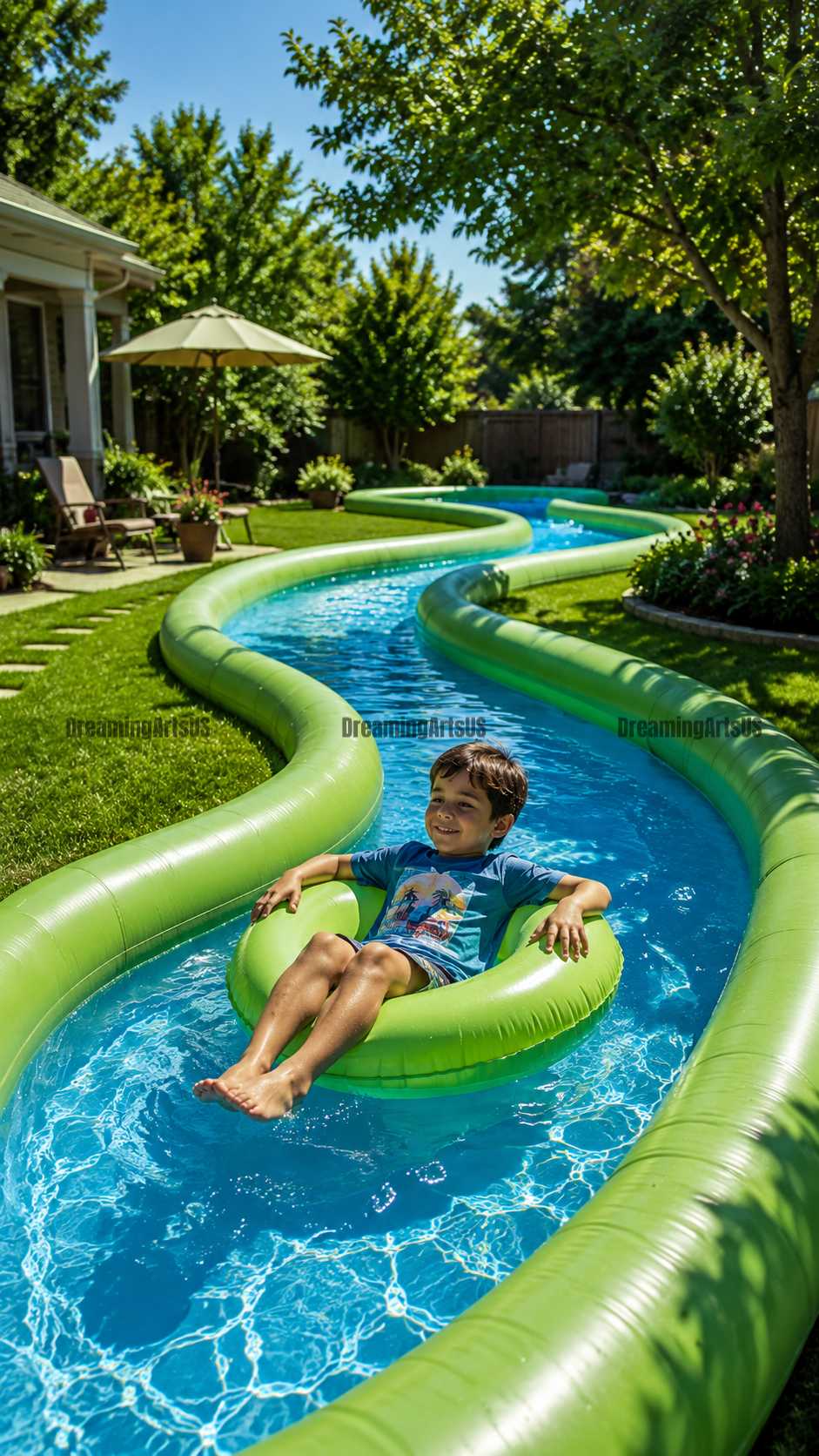 Giant Inflatable Lazy River Pool