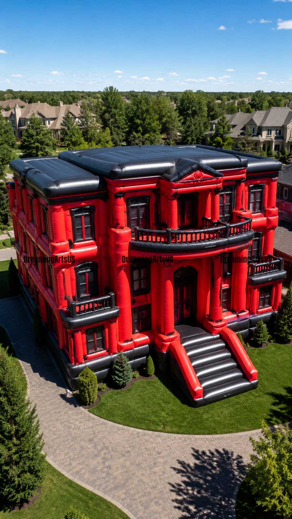 giant inflatable villa