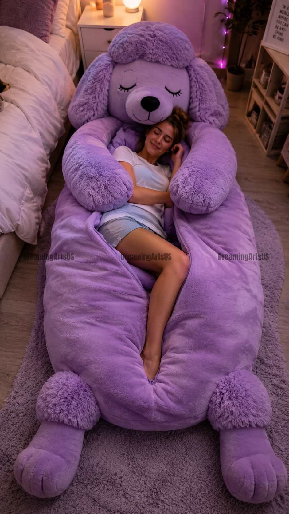 poodle dog sleeping bags