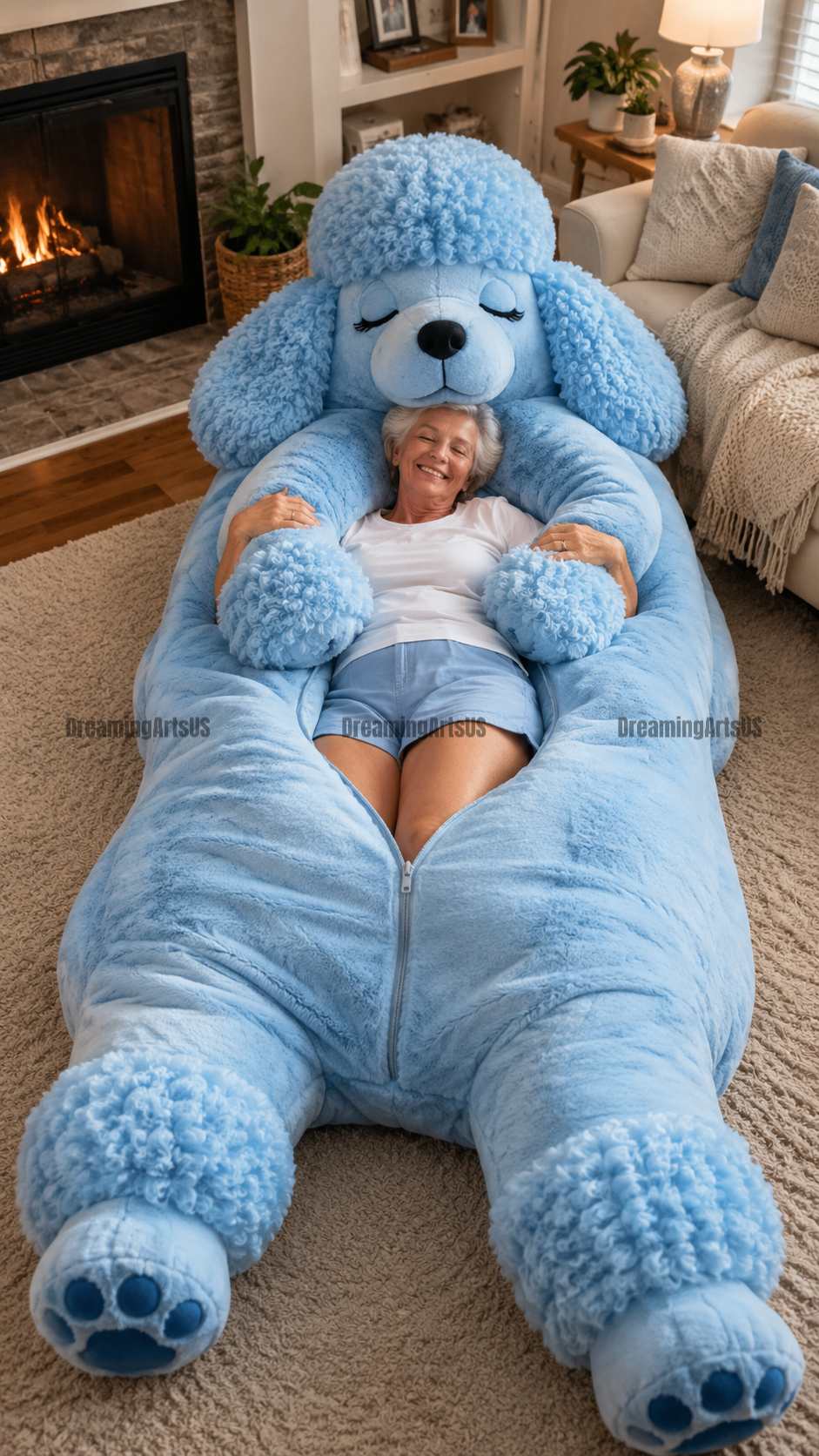 Poodle Shaped Sleeping Bag