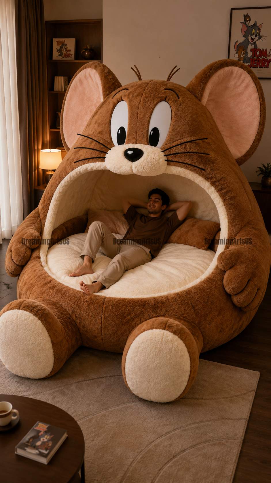 Tom & Jerry lounging pod