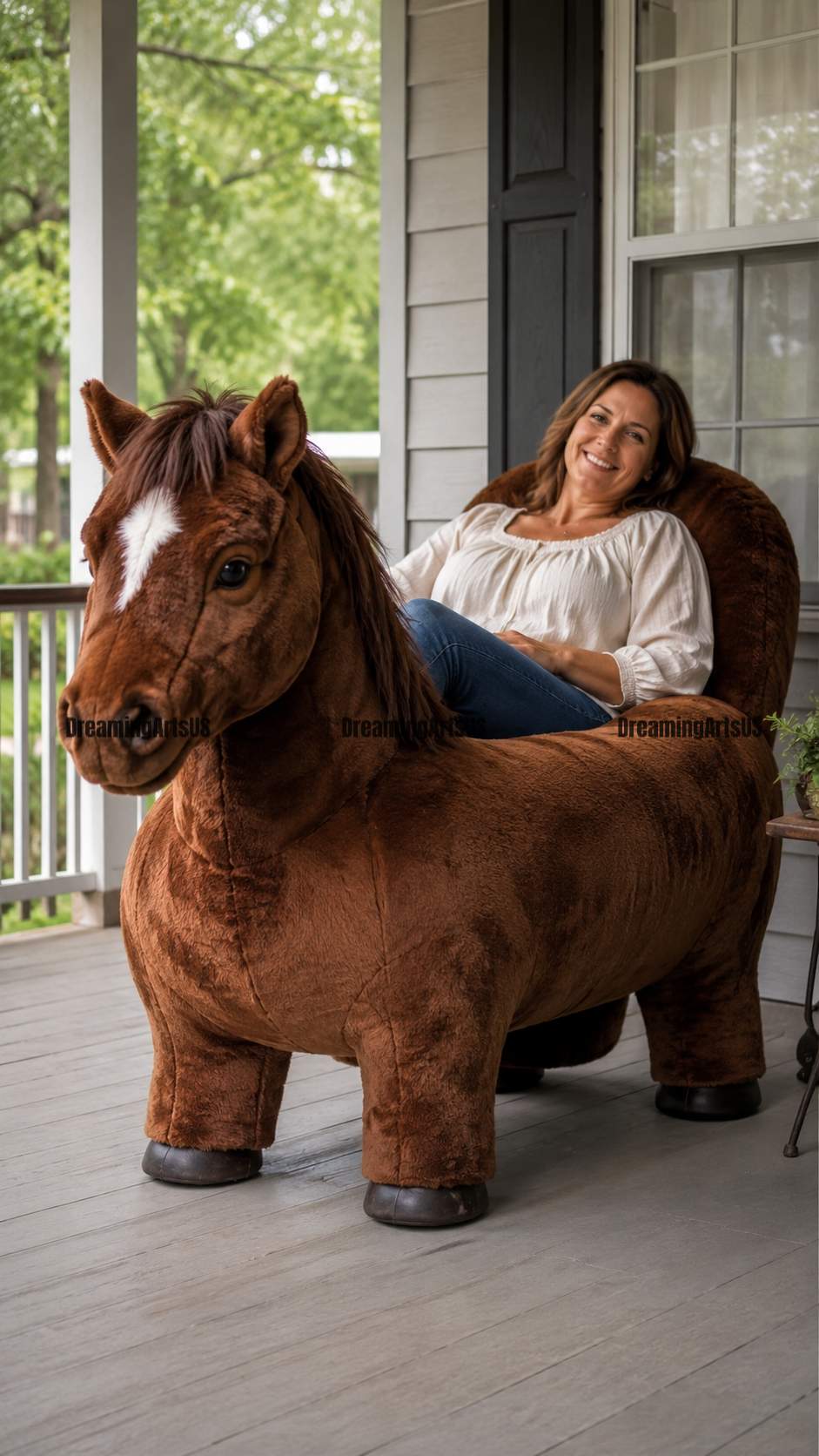 pony-shaped recliner