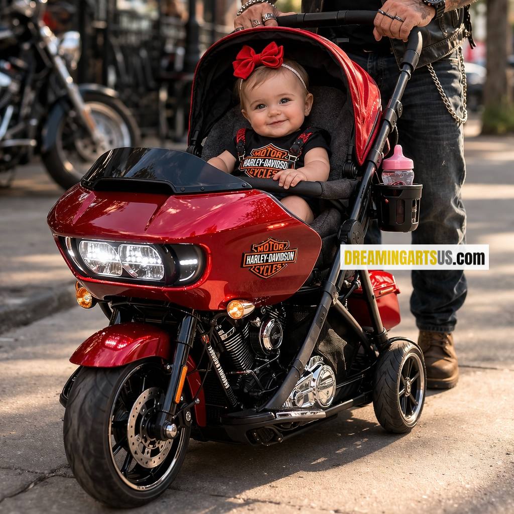 Harley baby stroller