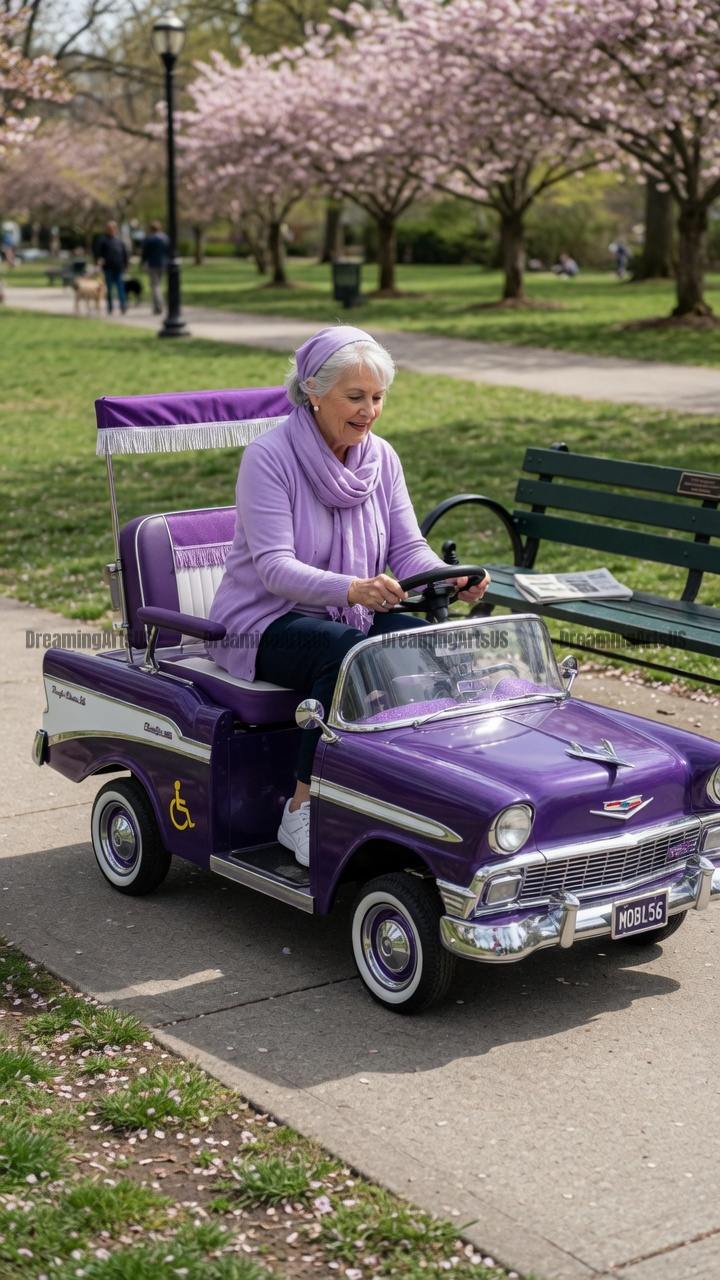 56 Chevy Mobility Scooter