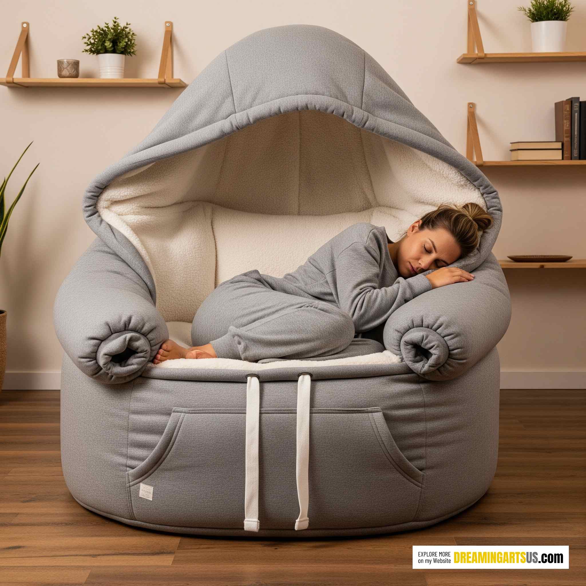 Hoodie shaped Loungers