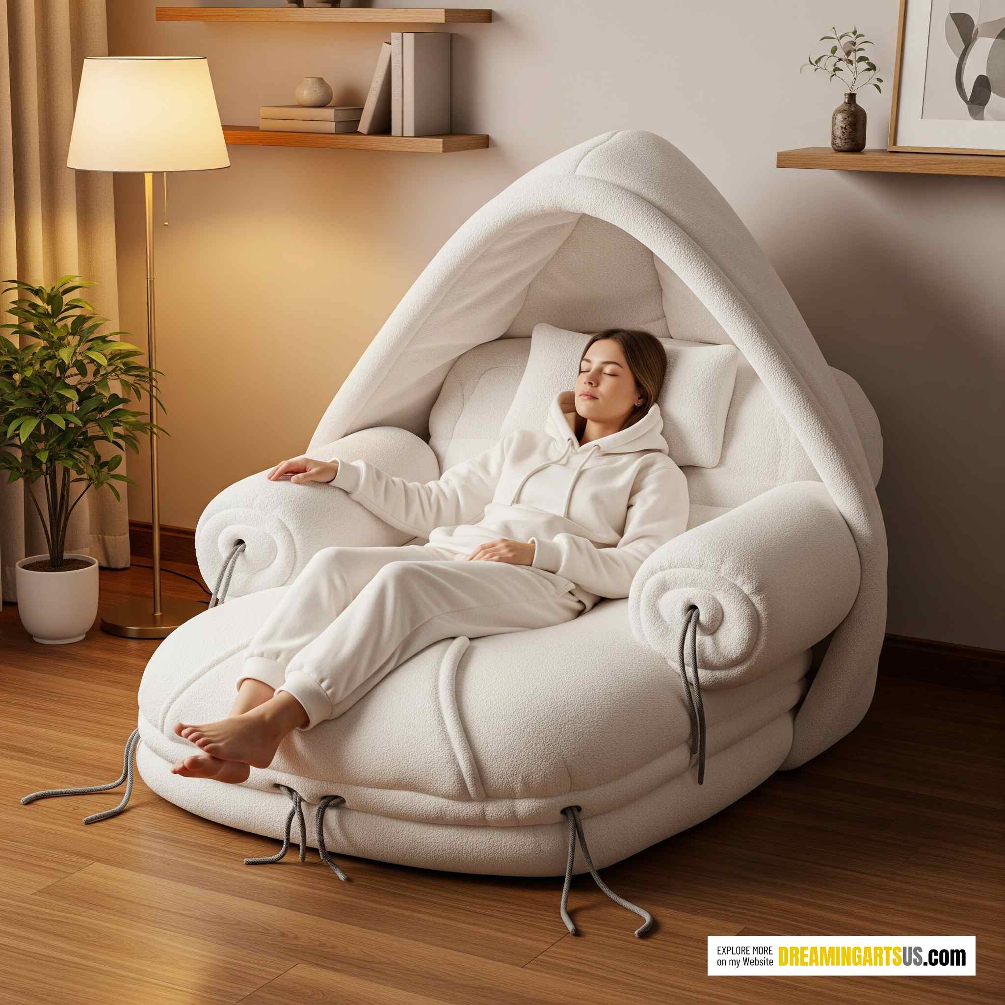 Hoodie shaped Loungers