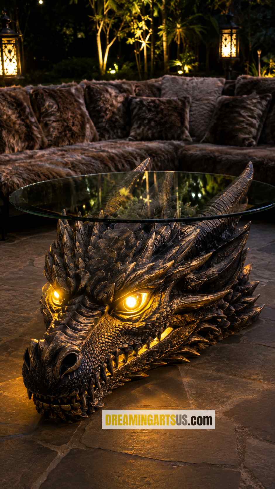 dragon head coffee tables