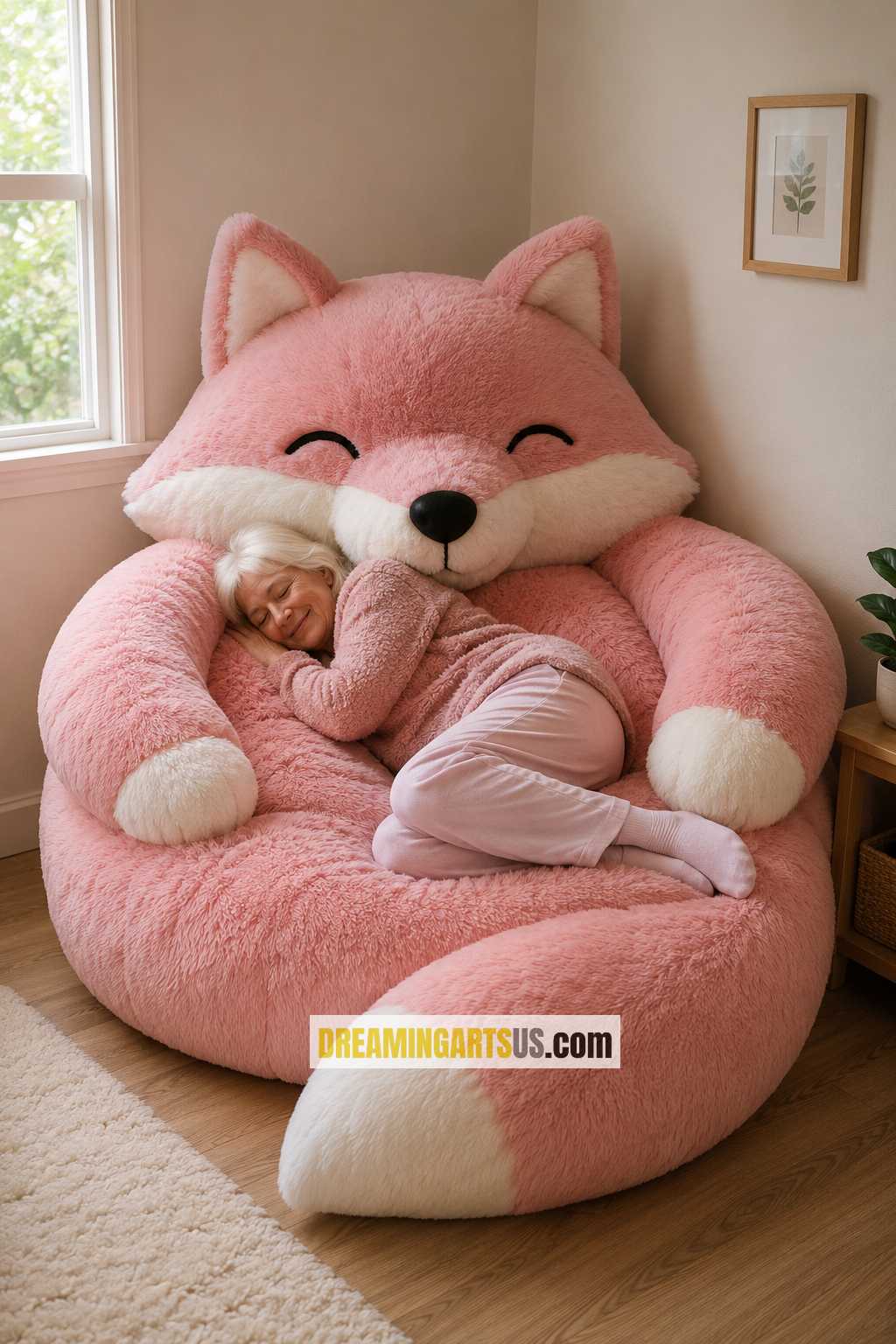 cute fox-shaped sofas