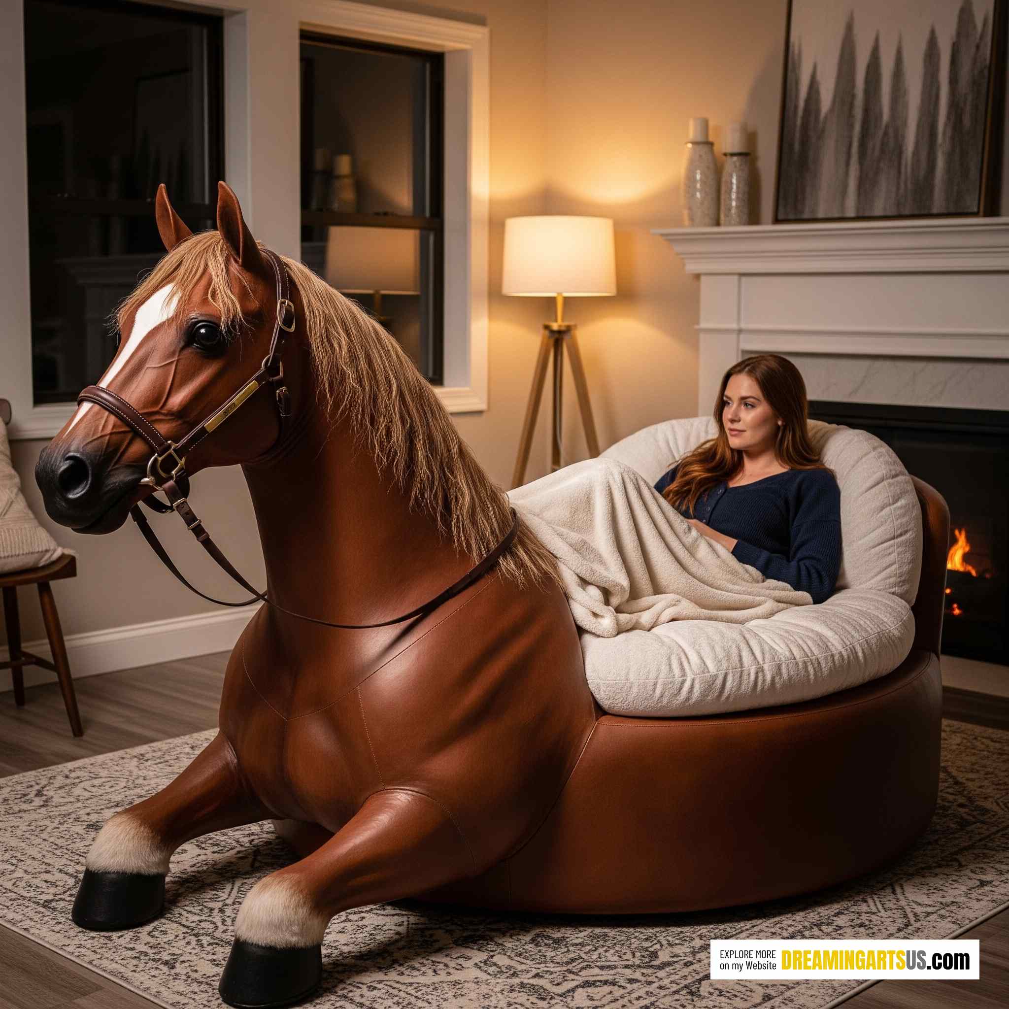 Giant Horse Lounger
