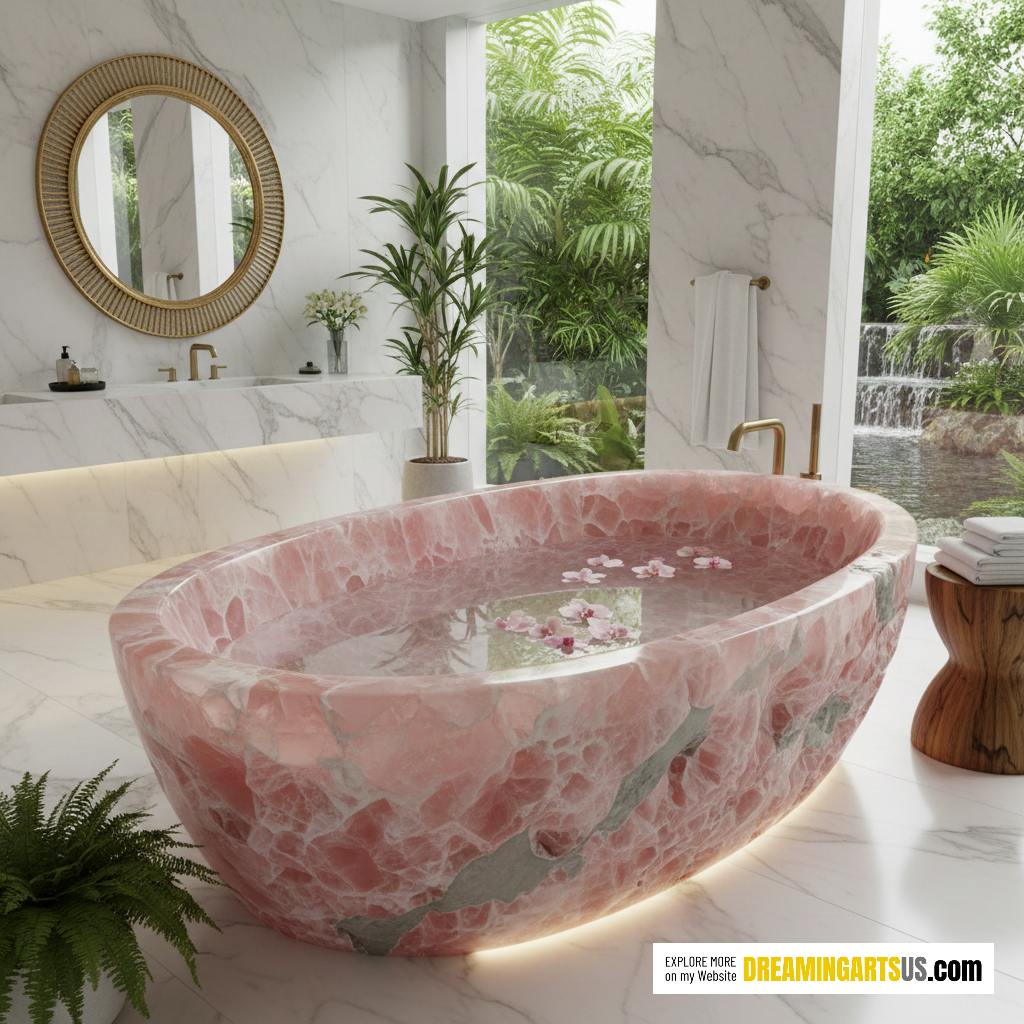 Luxury Mineral Crystal Bathtubs
