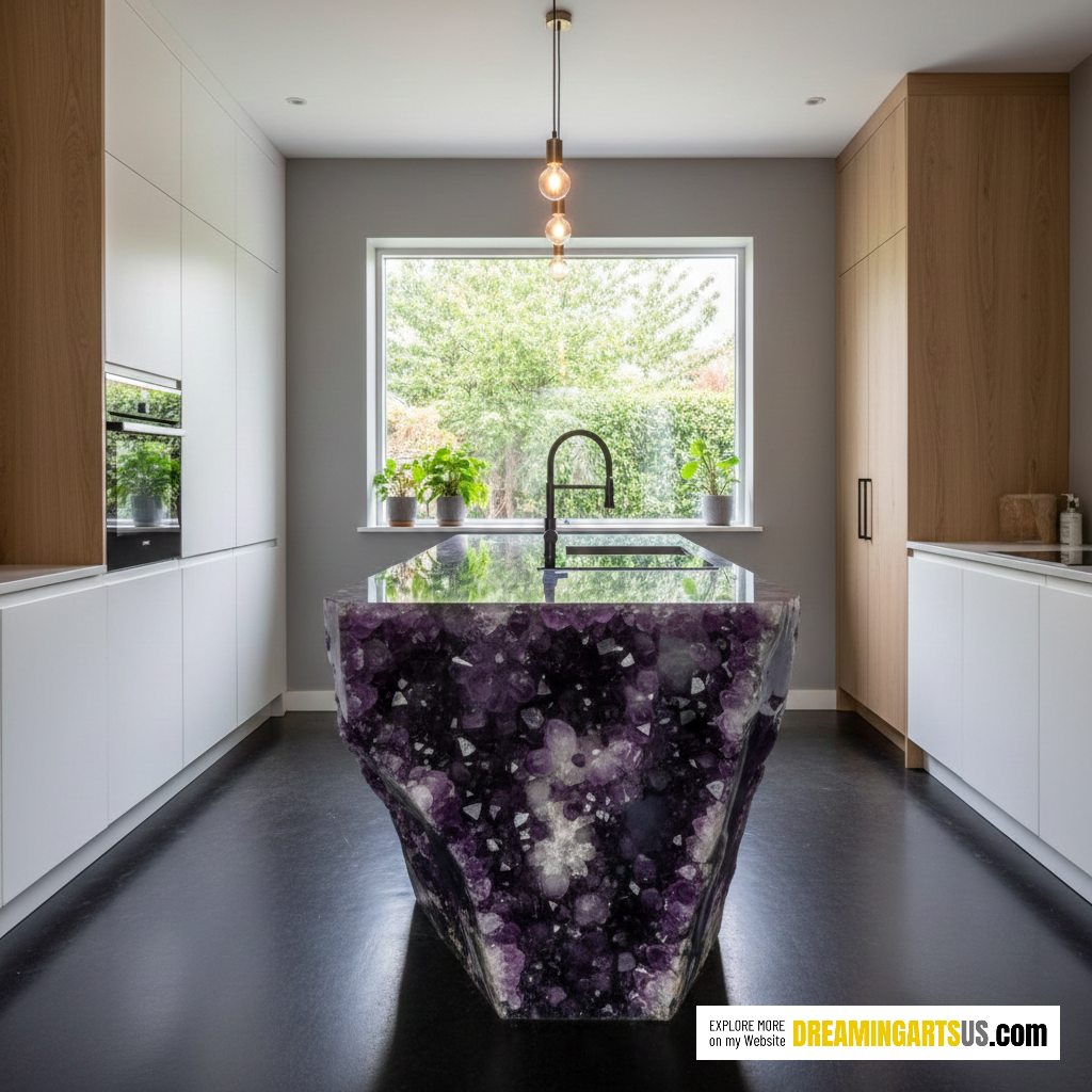 Luxury Mineral Crystal Kitchen Islands