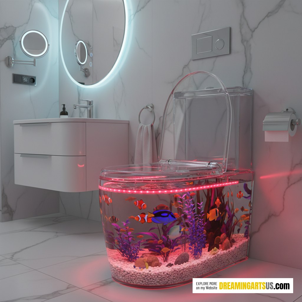 aquarium-inspired toilets