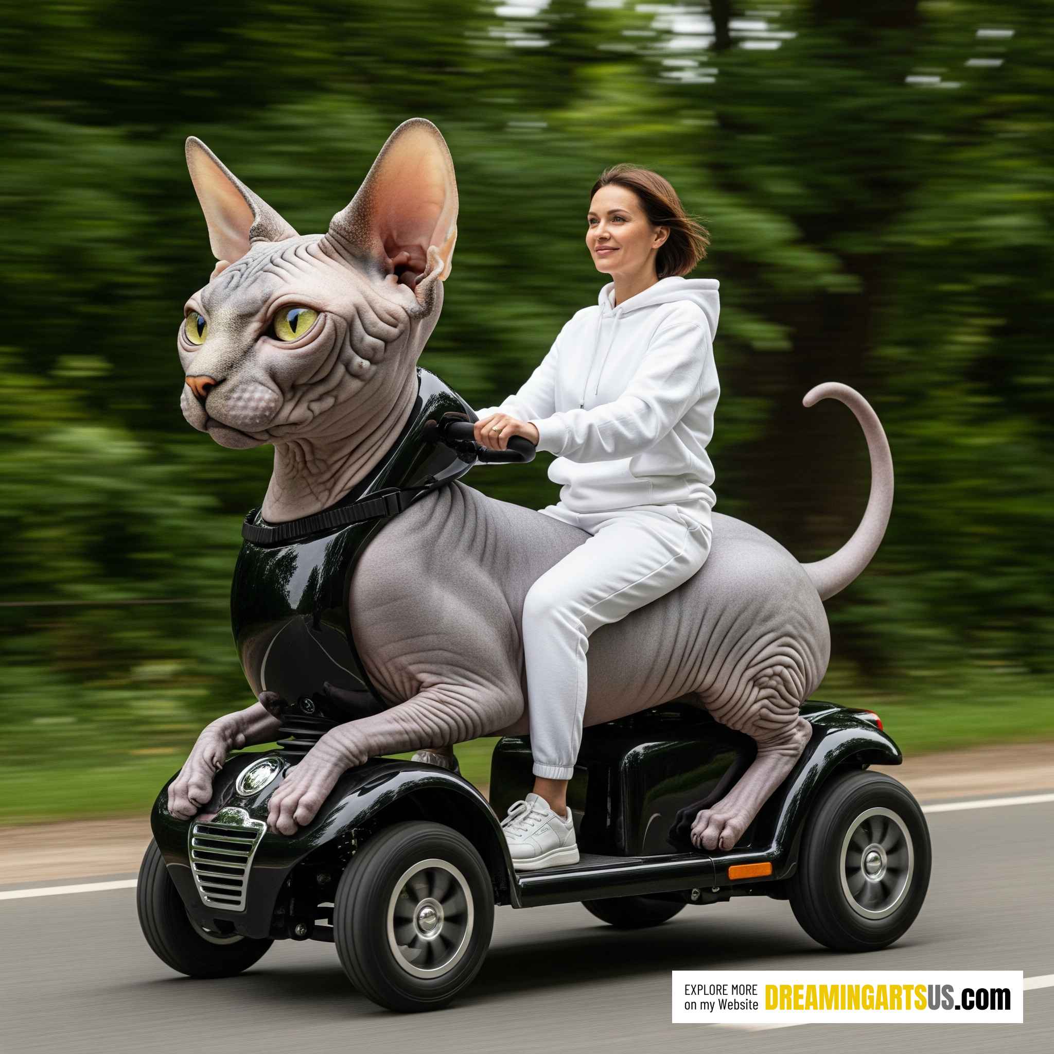 Cat inspired Mobility Scooter