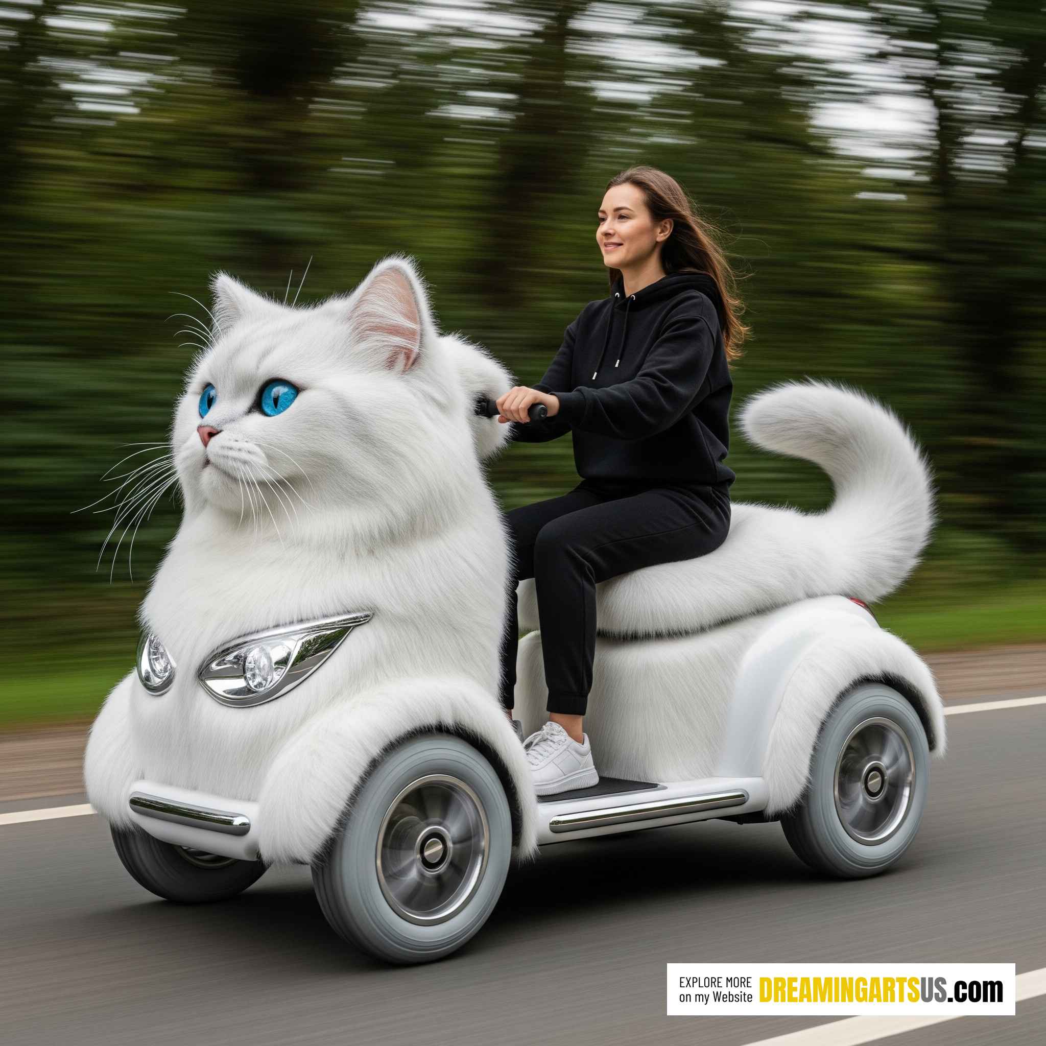 Cat inspired Mobility Scooter
